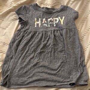 Gray Kids Casual Dress